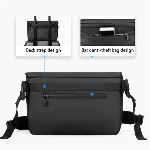 MARK RYDEN MR8109 Men's Messenger Bag Waterproof Crossbody Bag Business Storage Bag Travel Accessories