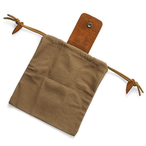 Garden Picking Fruit Bag Canvas Drawstring Foraging Bag Belt Bag Harvesting Bag