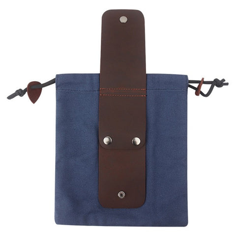 Garden Picking Fruit Bag Canvas Drawstring Foraging Bag Belt Bag Harvesting Bag