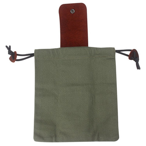 Garden Picking Fruit Bag Canvas Drawstring Foraging Bag Belt Bag Harvesting Bag