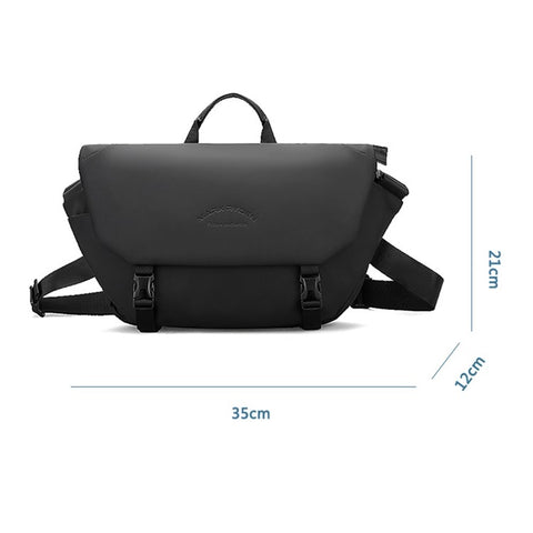 MARK RYDEN MR1016 Insert Buckles Crossbody Shoulder Bag Men Waterproof Chest Bag