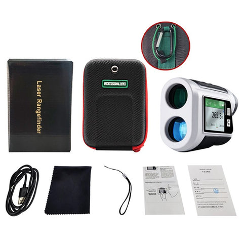ARTBULL NP600 Golf Laser Rangefinder IP54 Waterproof Golf Range Finder with Touch Screen/6X Lens Support Speed Measurement