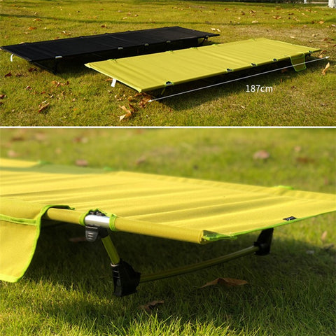 Camping Cot for Outdoor Backpacking Hiking Travel Tent Ultralight Folding Sleeping Bed