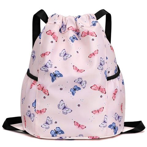 HALIN Children Cartoon Backpack Outdoor Camping School Drawstring Shoulder Bag