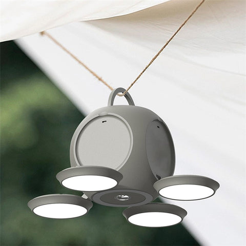 HX-123 Outdoor Camping Light Multi-Function Handheld Flashlight Portable Folding Night Light