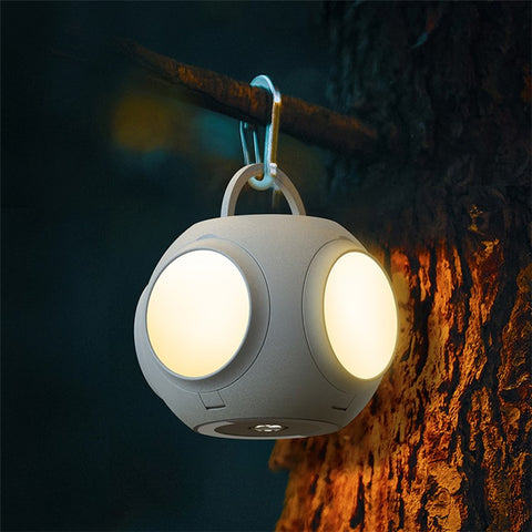 HX-123 Outdoor Camping Light Multi-Function Handheld Flashlight Portable Folding Night Light