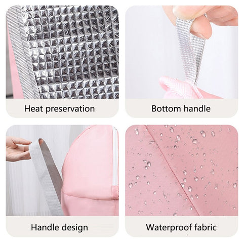 AOTU Portable Insulation Foot Bath Bucket Aluminum Film+PVC+Waterproof Fabric Foldable Foot Bath Bag