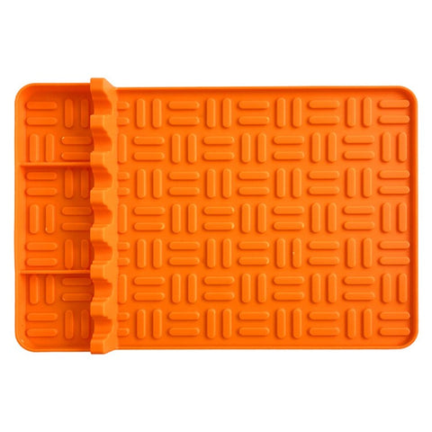 Outdoor BBQ Grill High Temperature Resistant Side Shelf Silicone Pad Barbecue Grill Tool Pad