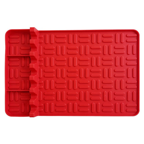 Outdoor BBQ Grill High Temperature Resistant Side Shelf Silicone Pad Barbecue Grill Tool Pad