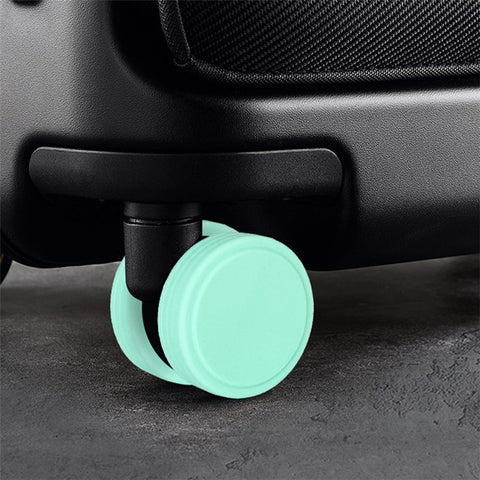 Reduce Noise Luggage Wheel Protective Cover Trolley Case Wheel Silicone Sleeve