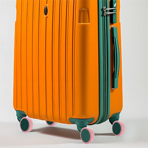 4PCS Carry-On Luggage Wheel Covers Hollow-Out Silicone Silent Protection Cases