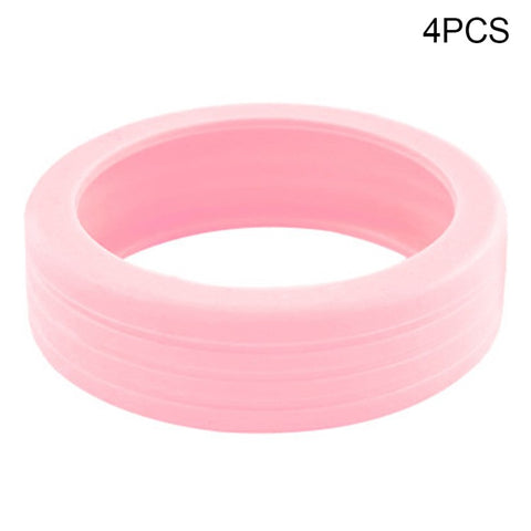 4PCS Carry-On Luggage Wheel Covers Hollow-Out Silicone Silent Protection Cases