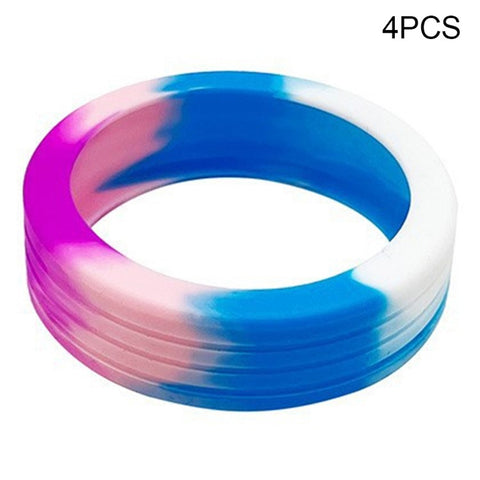 4PCS Carry-On Luggage Wheel Covers Hollow-Out Silicone Silent Protection Cases