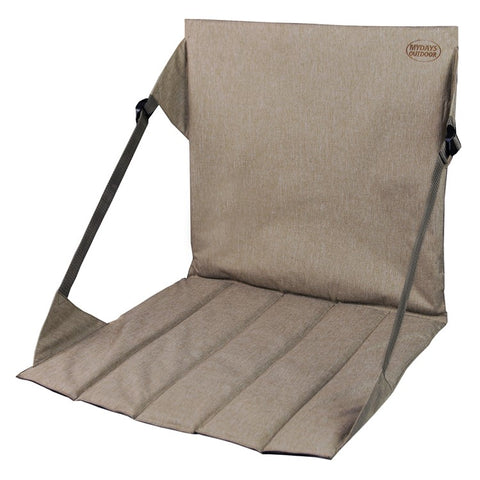 MYDAYS OUTDOOR 847203 Rollable Backrest Cushion Chair Portable Outdoor Camping Fishing Seat Mat