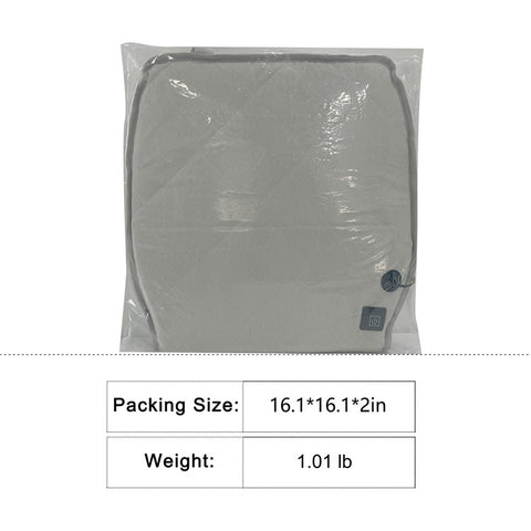 MYDAYS OUTDOOR 850230 Heated Seat Cushion Backrest Seat Mat for Outdoor Fishing Camping