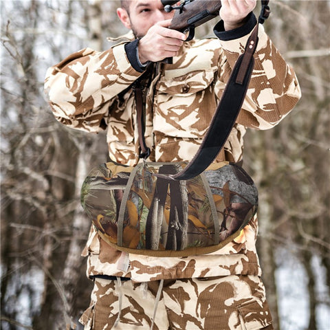 850908 47x27cm Camouflage Hand Muff with Clear Window for Winter Hunting
