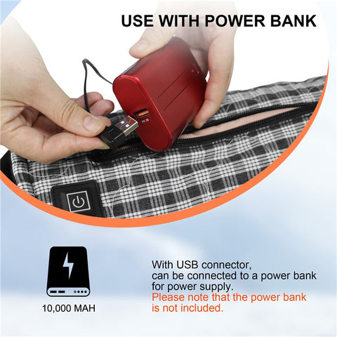 Outdoor Hand Warmer 40x19cm Heated Hand Muff Pouch for Cold Weather