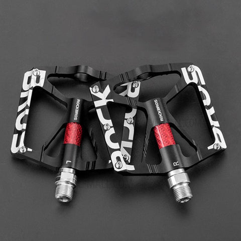 ROCKBROS K307T Ultralight Cycling Pedals Wide Platform MTB Mountain Bike Reflective Bicycle Bearing Pedals