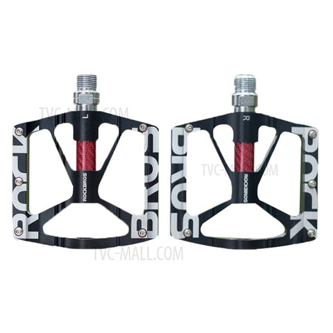 ROCKBROS K307T Ultralight Cycling Pedals Wide Platform MTB Mountain Bike Reflective Bicycle Bearing Pedals