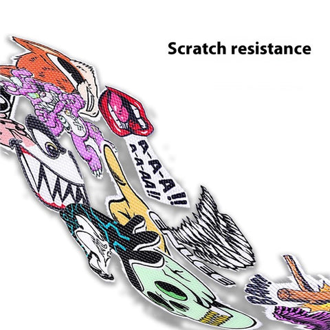 ENLEE RS2319 Bicycle Helmet Personalized Creative Stickers PVC Decorative Decals