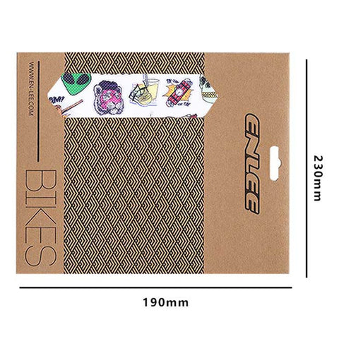 ENLEE RS2319 Bicycle Helmet Personalized Creative Stickers PVC Decorative Decals