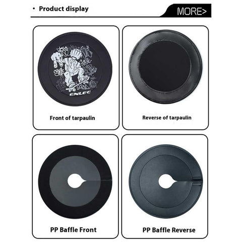 ENLEE E22128 Mountain Bike Disc Brake Cover Anti Overspray Bicycle Brake Shield
