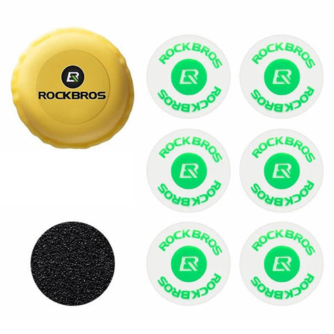 ROCKBROS 6Pcs Bicycle Inner Tire Patch Repair Kit No-glue Adhesive Quick Dry Repair Tool Set
