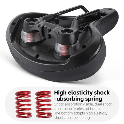 WEST BIKING 0801238B0000 Bicycle Saddle Comfort Shock Absorbing Bike Seat (Basic Style)