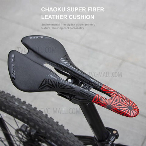 GUB 1120 Ultra Light Microfiber Leather Bike Hollow Saddle Bicycle Seat Cushion