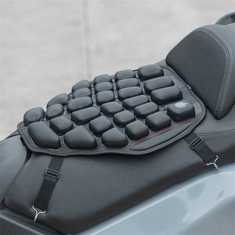 ROCKBROS Inflatable Seat Cushion Air Fillable Cooling Down Air Seat Pad Pressure Relief Ride Touring Saddle Cover for Motorcycle Scooter