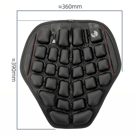 ROCKBROS Inflatable Seat Cushion Air Fillable Cooling Down Air Seat Pad Pressure Relief Ride Touring Saddle Cover for Motorcycle Scooter