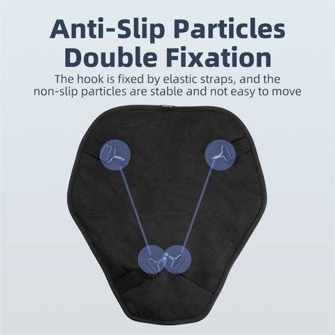 ROCKBROS Inflatable Seat Cushion Air Fillable Cooling Down Air Seat Pad Pressure Relief Ride Touring Saddle Cover for Motorcycle Scooter