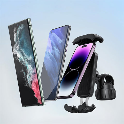 BASEUS QuickGo Series Bike Phone Mount Quick Release Cycling Holder for Bicycle, Motorcycle Tight Secure Phone Clamp