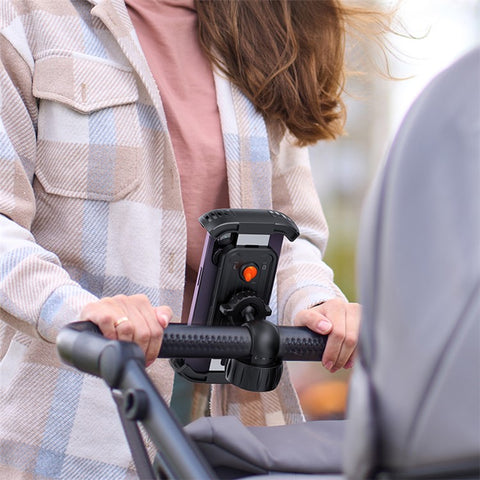 BASEUS QuickGo Series Bike Phone Mount Quick Release Cycling Holder for Bicycle, Motorcycle Tight Secure Phone Clamp