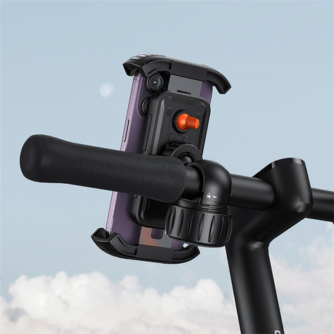 BASEUS QuickGo Series Bike Phone Mount Quick Release Cycling Holder for Bicycle, Motorcycle Tight Secure Phone Clamp