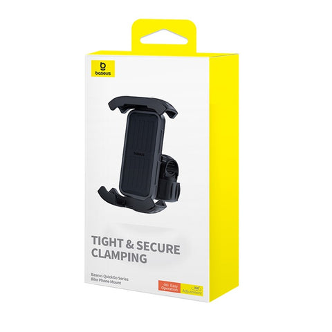 BASEUS QuickGo Series Bike Phone Mount Quick Release Cycling Holder for Bicycle, Motorcycle Tight Secure Phone Clamp