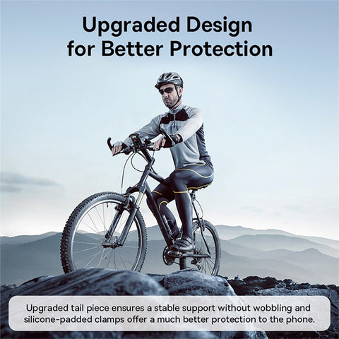 BASEUS QuickGo Series Bike Phone Mount Quick Release Cycling Holder for Bicycle, Motorcycle Tight Secure Phone Clamp