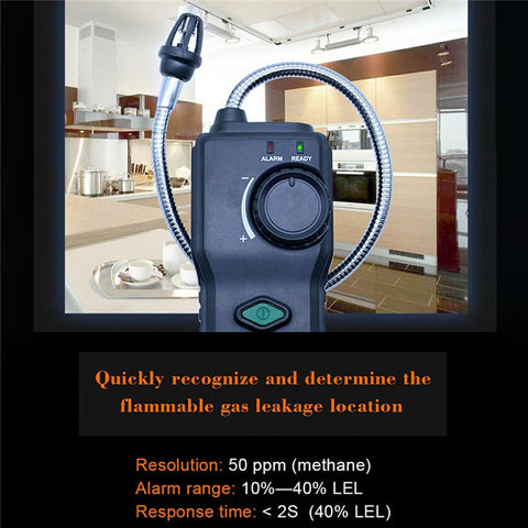 MASTECH MS6310 Gas Detector, Combustible Gas Leak Detector Meter Test for Natural Butane Paint Thinner Flammable Gas Analyzer