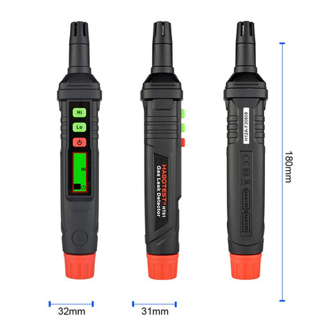 MAYILON HT61 Gas Leak Detector Gas Analyzer Flammable Combustible Natural Tester Home Visible Audible Alarm Tool