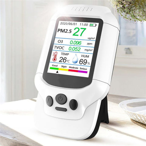 Air Quality Pollution Monitor Temperature Humidity Meter Teste PM2.5 Dust Detector for Home and Office