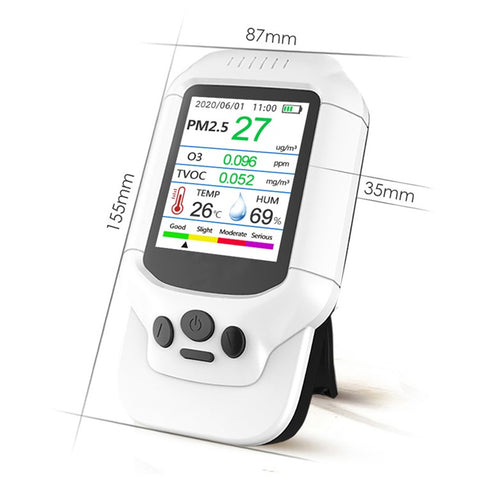 Air Quality Pollution Monitor Temperature Humidity Meter Teste PM2.5 Dust Detector for Home and Office