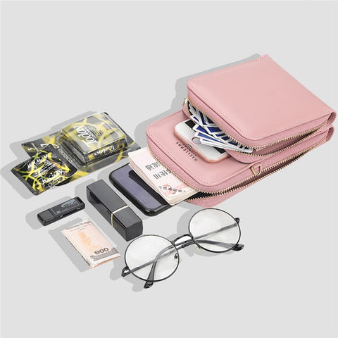 BAELLERRY N0102 Crossbody Bag for Women, Comfortable Shoulder Bag Teen Girl's Long Strap Purse Clutch Wallet Phone Bag