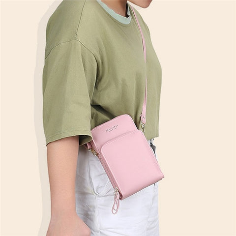 BAELLERRY N0102 Crossbody Bag for Women, Comfortable Shoulder Bag Teen Girl's Long Strap Purse Clutch Wallet Phone Bag