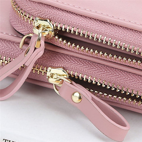 BAELLERRY N0102 Crossbody Bag for Women, Comfortable Shoulder Bag Teen Girl's Long Strap Purse Clutch Wallet Phone Bag