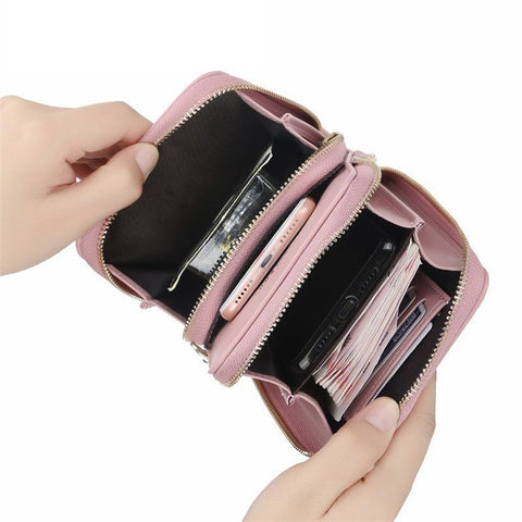 BAELLERRY N0102 Crossbody Bag for Women, Comfortable Shoulder Bag Teen Girl's Long Strap Purse Clutch Wallet Phone Bag