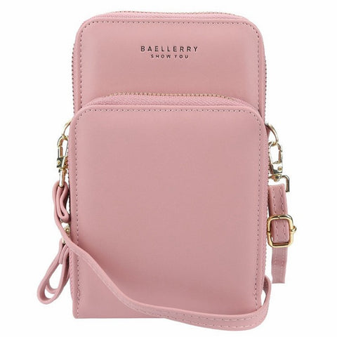 BAELLERRY N0102 Crossbody Bag for Women, Comfortable Shoulder Bag Teen Girl's Long Strap Purse Clutch Wallet Phone Bag