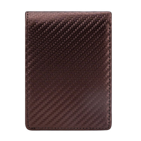 BAELLERRY K9308 Carbon Fiber Texture PU Leather RFID Blocking Card Holder Men Wallet