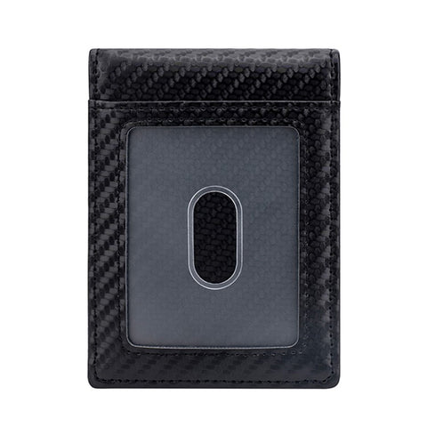 BAELLERRY K9307 Minimalist RFID Blocking PU Leather Men Wallet with Multiple Card Slots and Money Clip