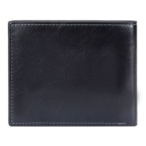 BAELLERRY D3042 Retro PU Leather Men Short Wallet Card Cash Coin Storage Bag