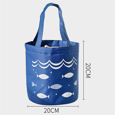 Lunch Tote Bag Oxford Cloth Insulated Lunch Cooler Bag Food Container Carrying Handbag